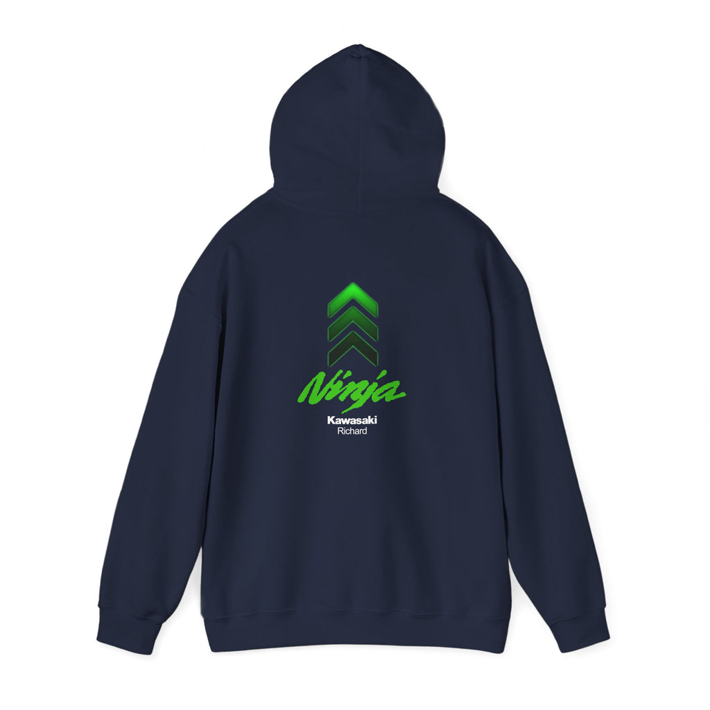 Kawasaki Ninja Custom Name Hoodie Personalized Birthday Gift, Christmas Gift, Valentines, Appreciation for Dad, Grandpa, Friend, Brother