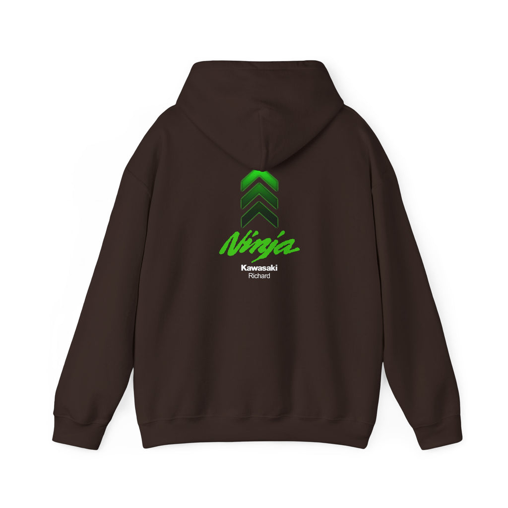 Kawasaki Ninja Custom Name Hoodie Personalized Birthday Gift, Christmas Gift, Valentines, Appreciation for Dad, Grandpa, Friend, Brother