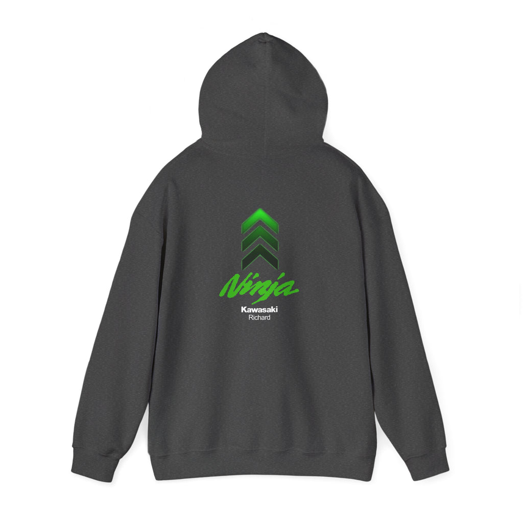 Kawasaki Ninja Custom Name Hoodie Personalized Birthday Gift, Christmas Gift, Valentines, Appreciation for Dad, Grandpa, Friend, Brother