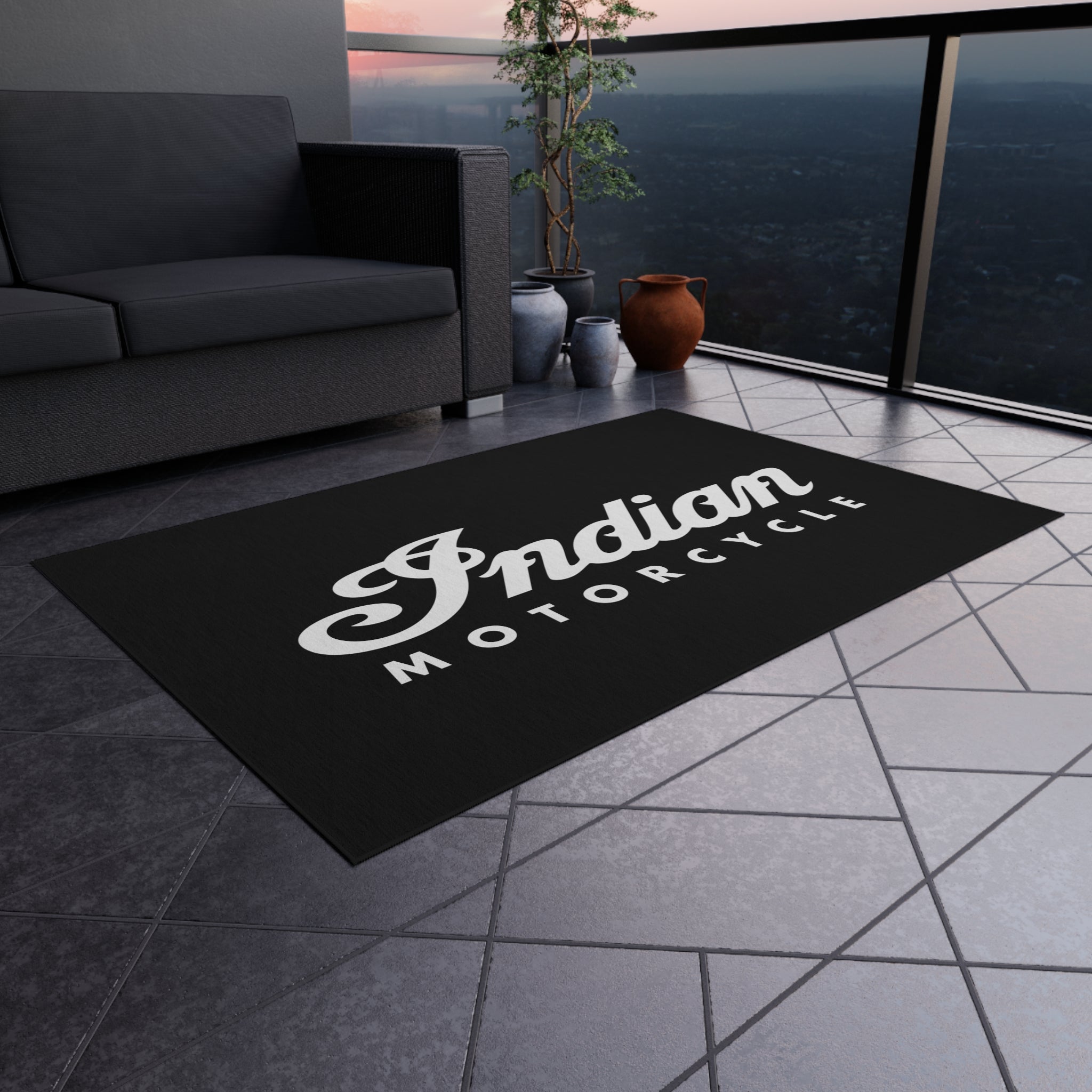 Indian Motorcycle Rug